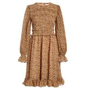 Rachel Parcell Smocked Ruffle Dress - L